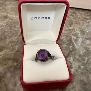 Amethyst ring size 7